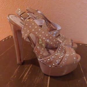 Miu Miu patent leather platforms